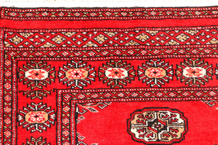 Red Bokhara 2' 8 x 7' 6 - No. 45206 - ALRUG Rug Store