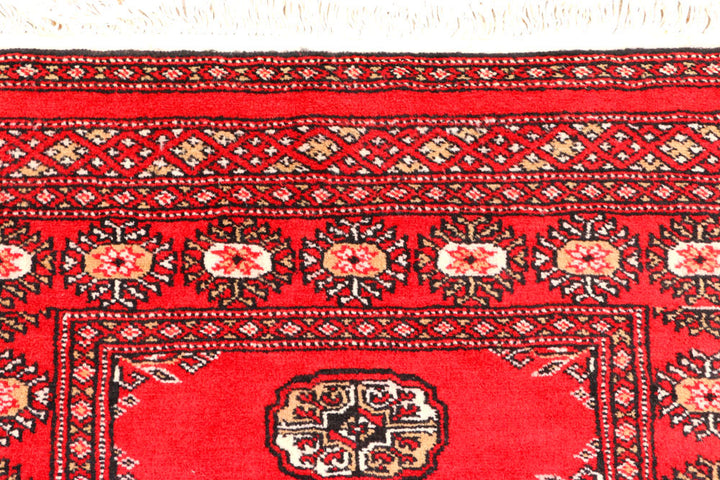 Red Bokhara 2' 8 x 7' 6 - No. 45206 - ALRUG Rug Store