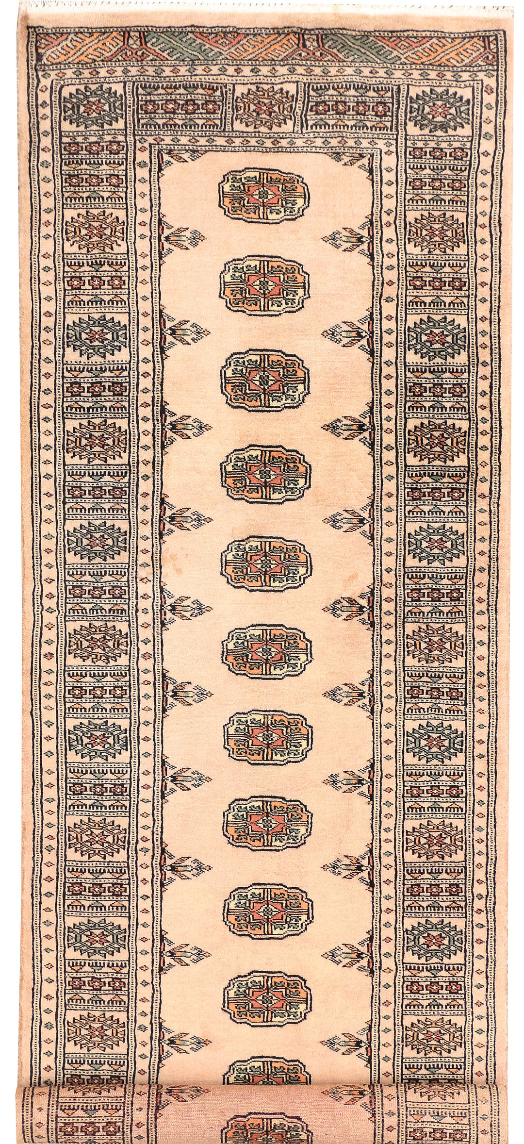 Bisque Bokhara 2' 7 x 8' 1 - No. 45207 - ALRUG Rug Store