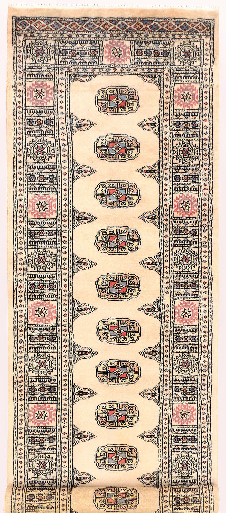 Ivory Bokhara 2' 7 x 8' 4 - No. 45211 - ALRUG Rug Store