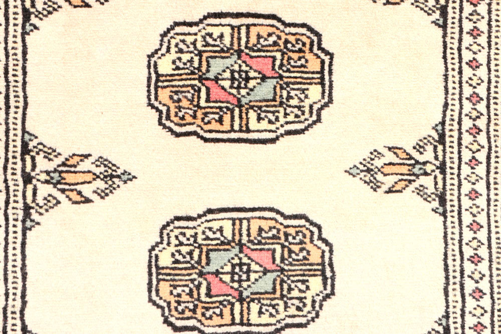 Tan Bokhara 2' 7 x 8' 4 - No. 45214 - ALRUG Rug Store