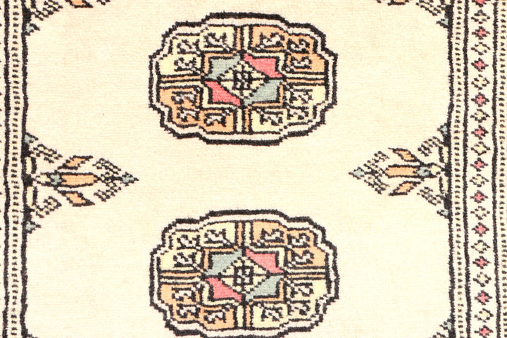 Tan Bokhara 2' 7 x 8' 4 - No. 45214 - ALRUG Rug Store