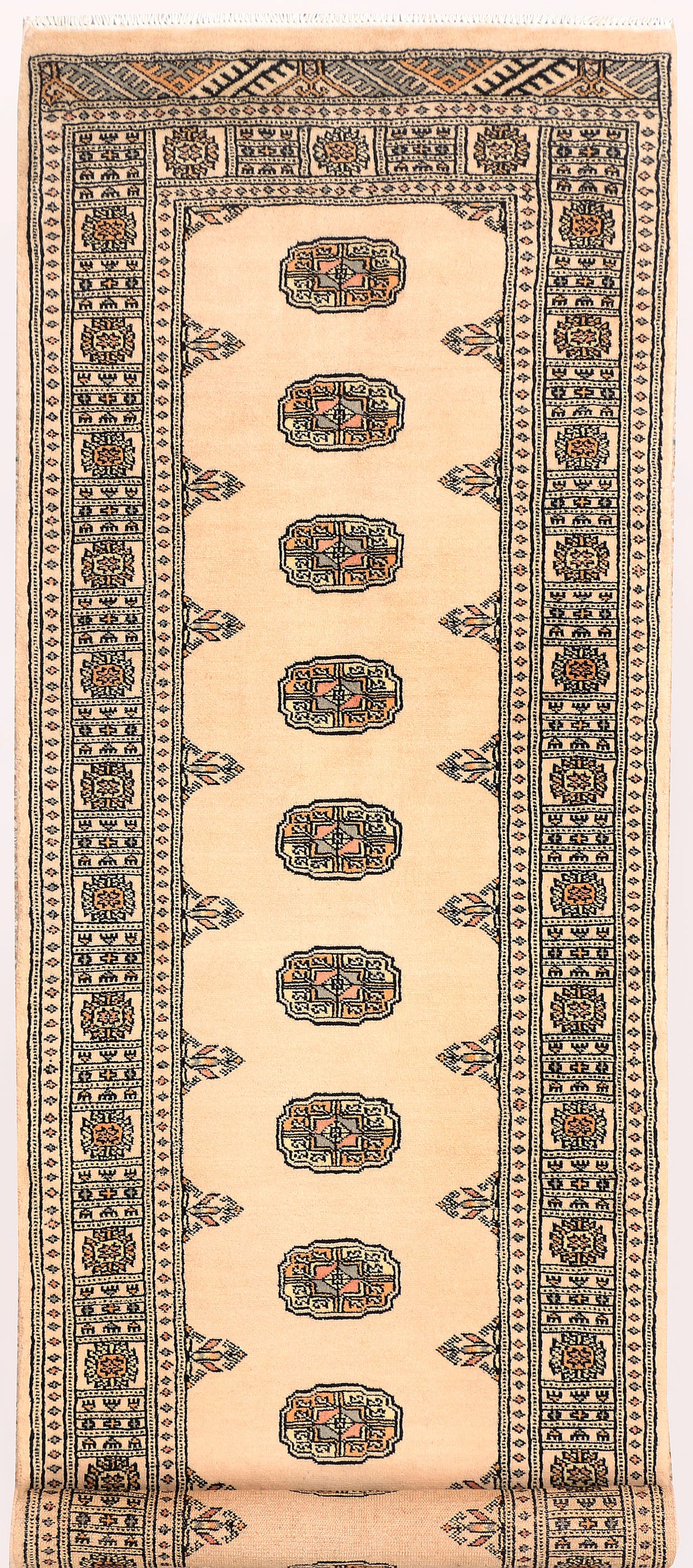 Wheat Bokhara 2' 7 x 8' 5 - No. 45218 - ALRUG Rug Store