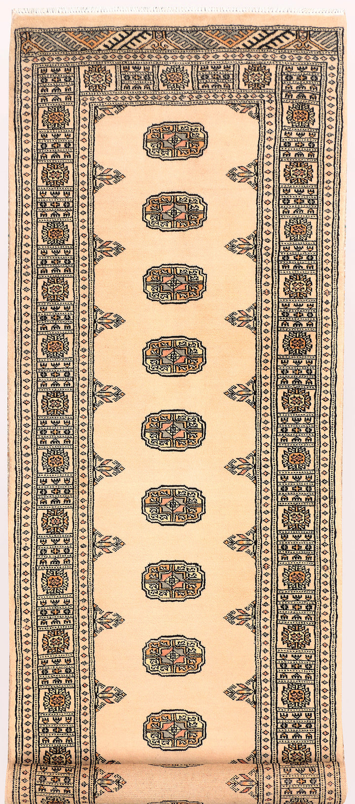 Wheat Bokhara 2' 7 x 8' 5 - No. 45218 - ALRUG Rug Store