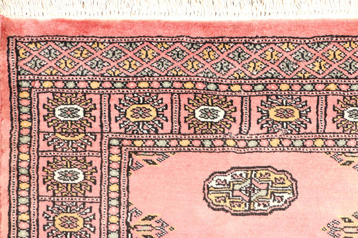 Light Coral Bokhara 2' 8 x 8' - No. 45221 - ALRUG Rug Store