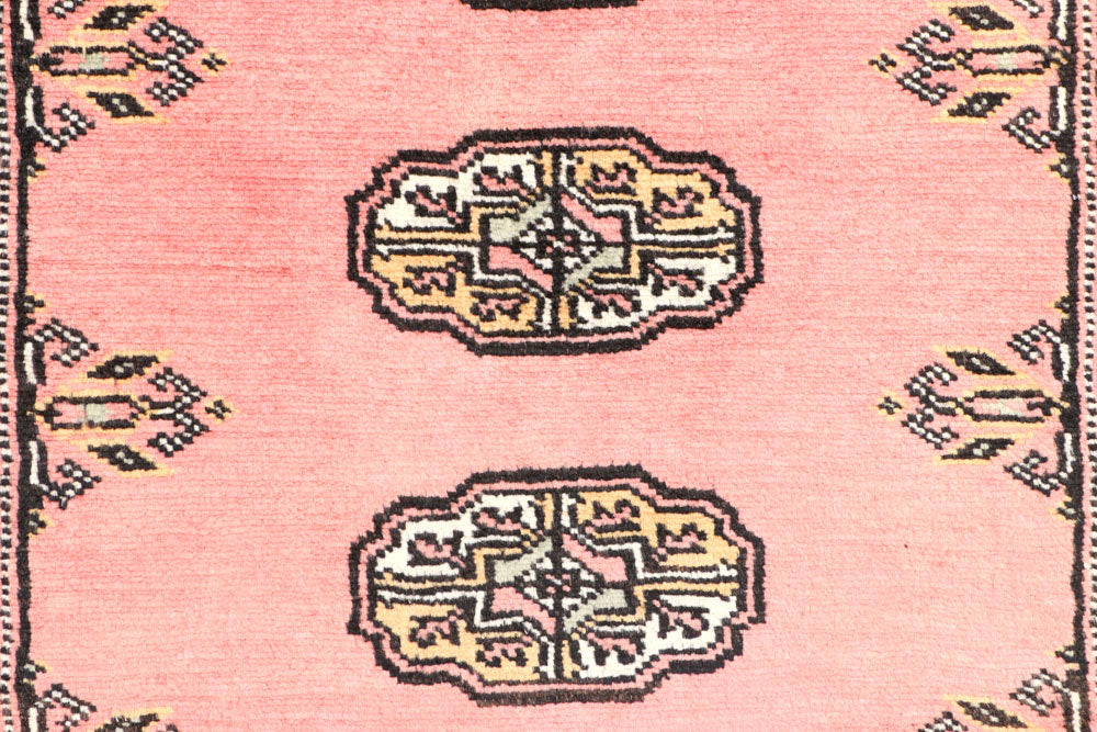 Light Coral Bokhara 2' 8 x 8' - No. 45221 - ALRUG Rug Store