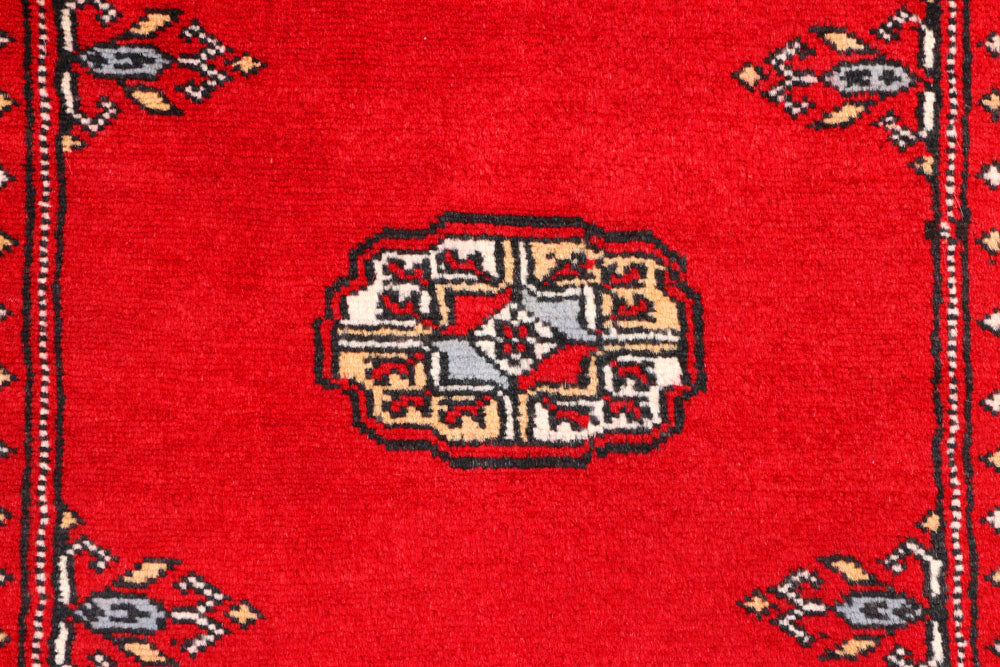 Red Bokhara 2' 6 x 7' 7 - No. 45225 - ALRUG Rug Store