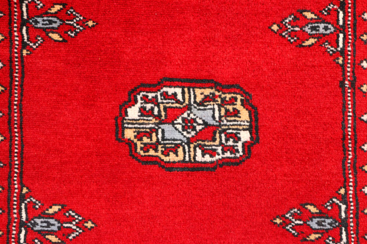 Red Bokhara 2' 6 x 7' 7 - No. 45225 - ALRUG Rug Store