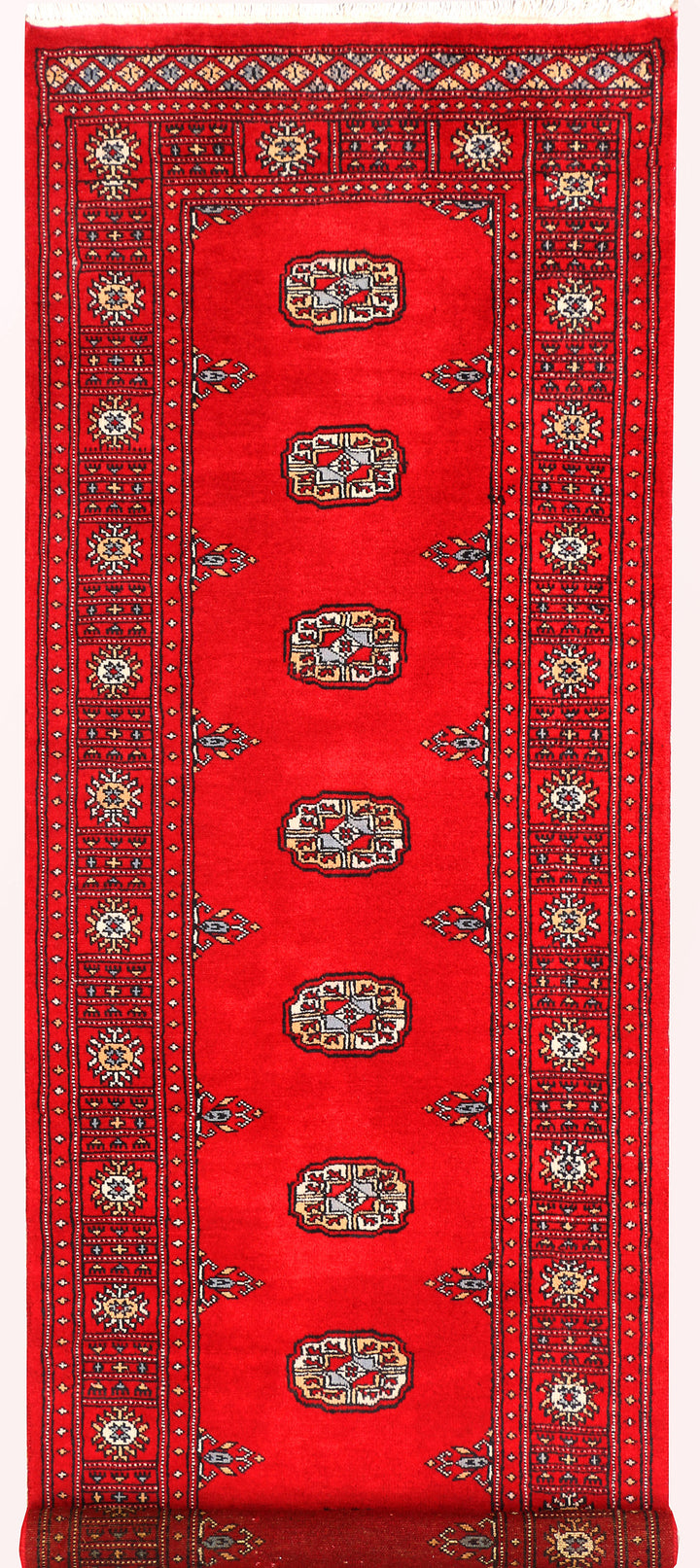 Red Bokhara 2' 6 x 7' 7 - No. 45225 - ALRUG Rug Store