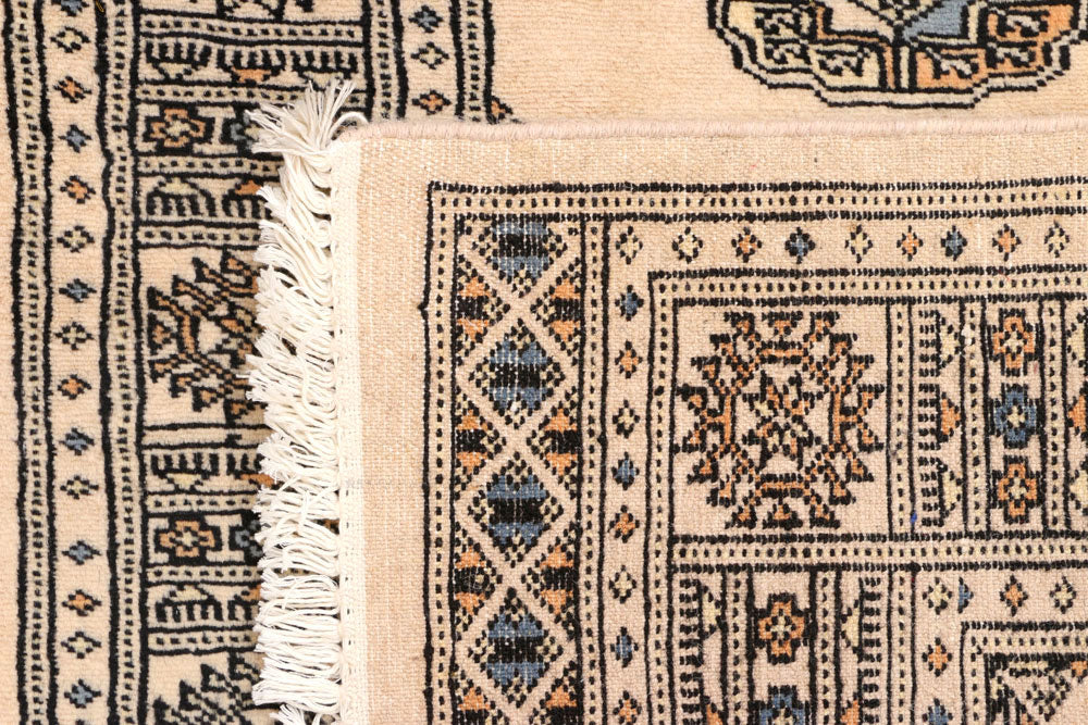 Antique White Bokhara 2' 5 x 7' 9 - No. 45228 - ALRUG Rug Store