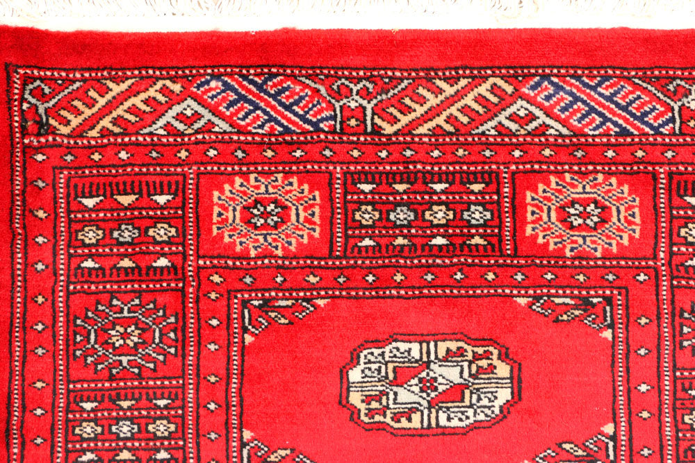 Red Bokhara 2' 7 x 7' 5 - No. 45232 - ALRUG Rug Store