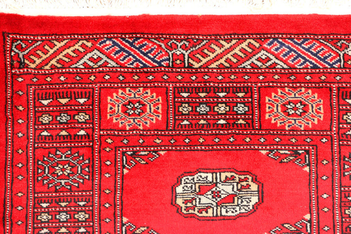 Red Bokhara 2' 7 x 7' 5 - No. 45232 - ALRUG Rug Store