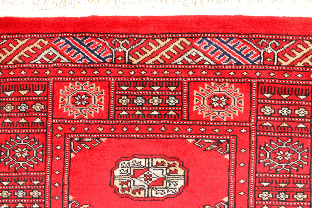 Red Bokhara 2' 7 x 7' 5 - No. 45232 - ALRUG Rug Store