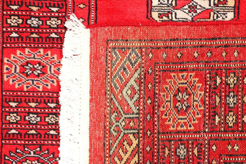 Red Bokhara 2' 7 x 7' 5 - No. 45232 - ALRUG Rug Store