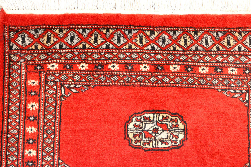 Red Bokhara 2' 7 x 8' 4 - No. 45239 - ALRUG Rug Store