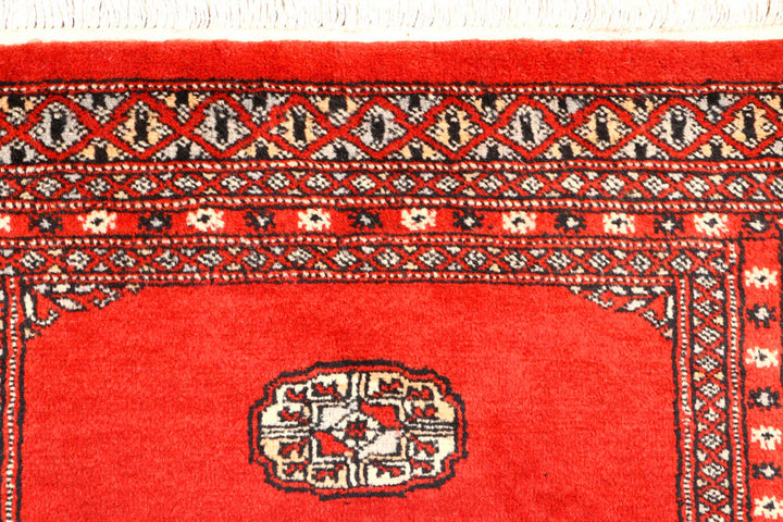 Red Bokhara 2' 7 x 8' 4 - No. 45239 - ALRUG Rug Store