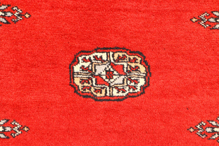 Red Bokhara 2' 7 x 8' 4 - No. 45239 - ALRUG Rug Store