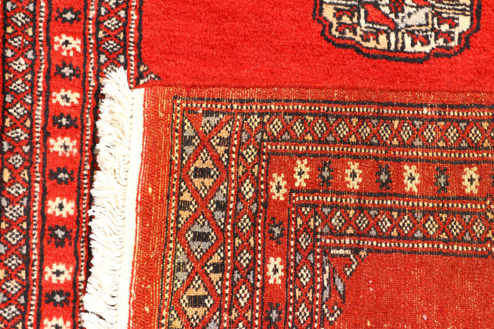 Red Bokhara 2' 7 x 8' 4 - No. 45239 - ALRUG Rug Store