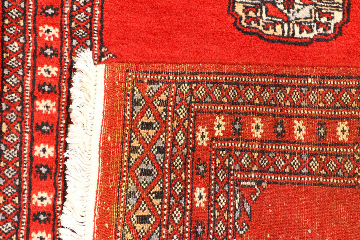 Red Bokhara 2' 7 x 8' 4 - No. 45239 - ALRUG Rug Store
