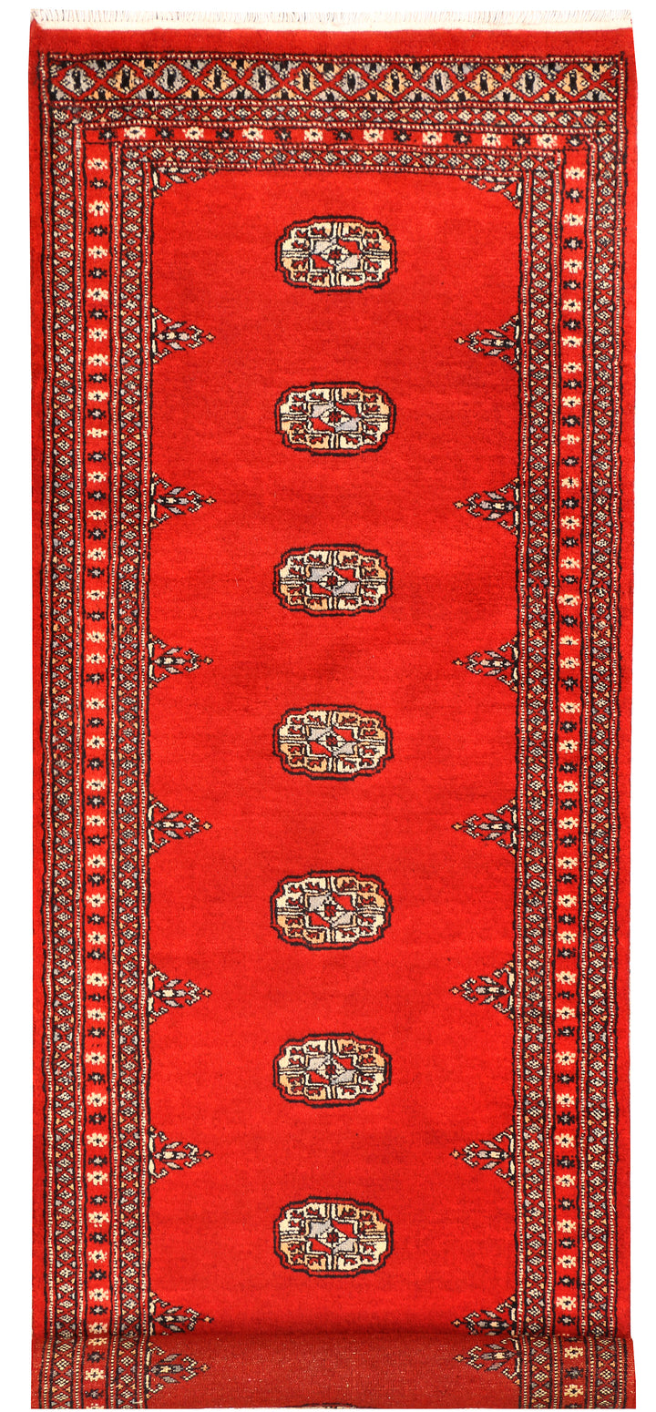Red Bokhara 2' 7 x 8' 4 - No. 45239 - ALRUG Rug Store