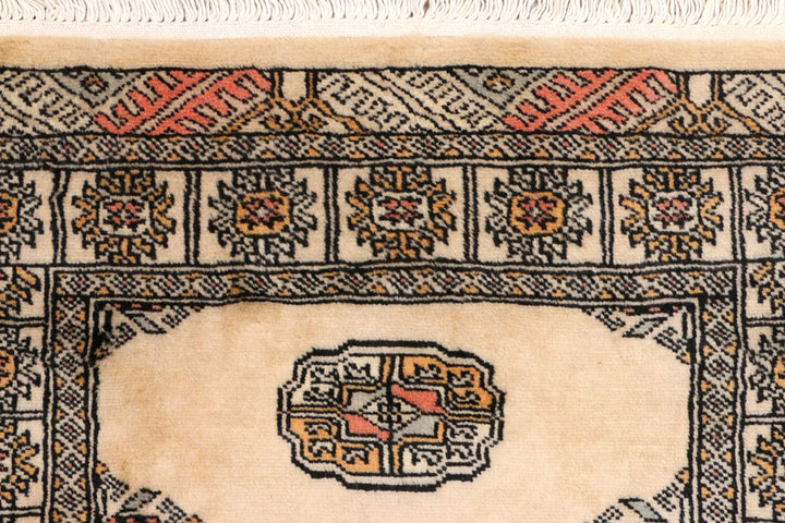 Bisque Bokhara 2' 6 x 7' 9 - No. 45246 - ALRUG Rug Store