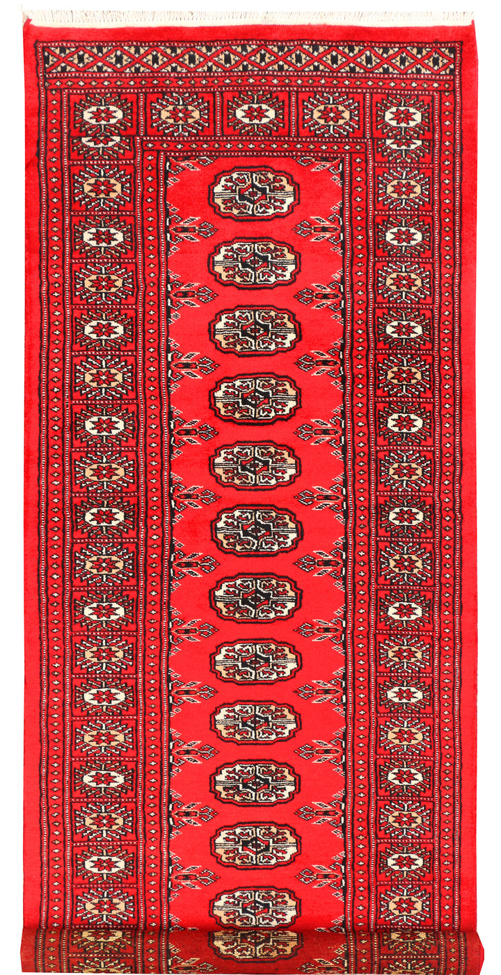Red Bokhara 2' 6 x 7' 10 - No. 45247 - ALRUG Rug Store