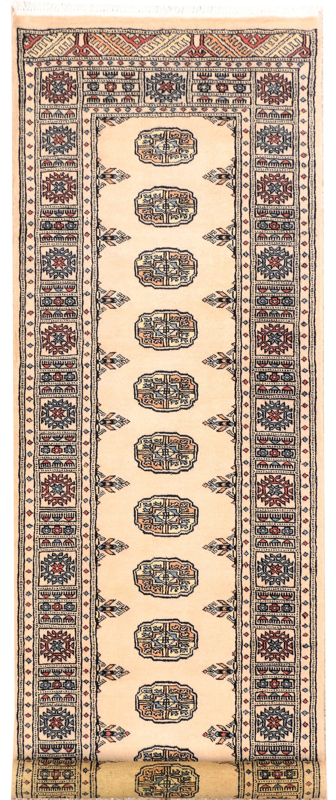 Wheat Bokhara 2' 7 x 7' 10 - No. 45248 - ALRUG Rug Store