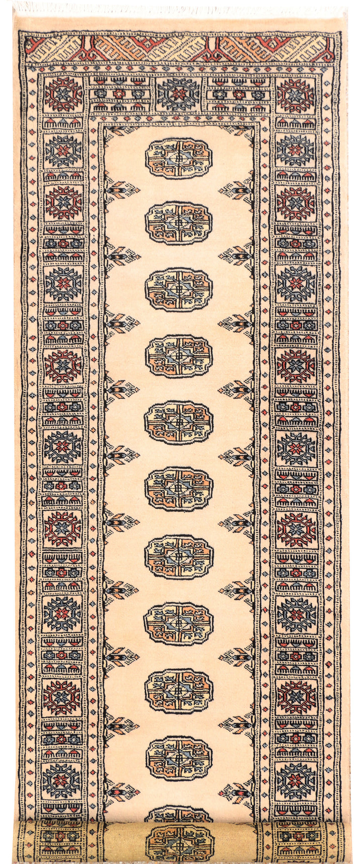 Wheat Bokhara 2' 7 x 7' 10 - No. 45248 - ALRUG Rug Store