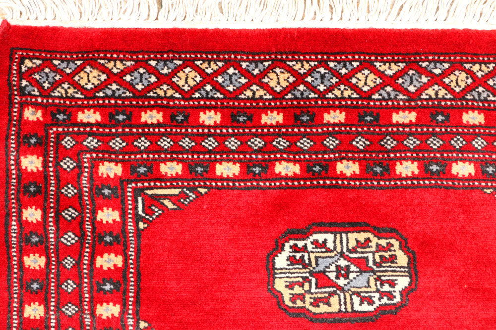 Red Bokhara 2' 6 x 8' 4 - No. 45253 - ALRUG Rug Store