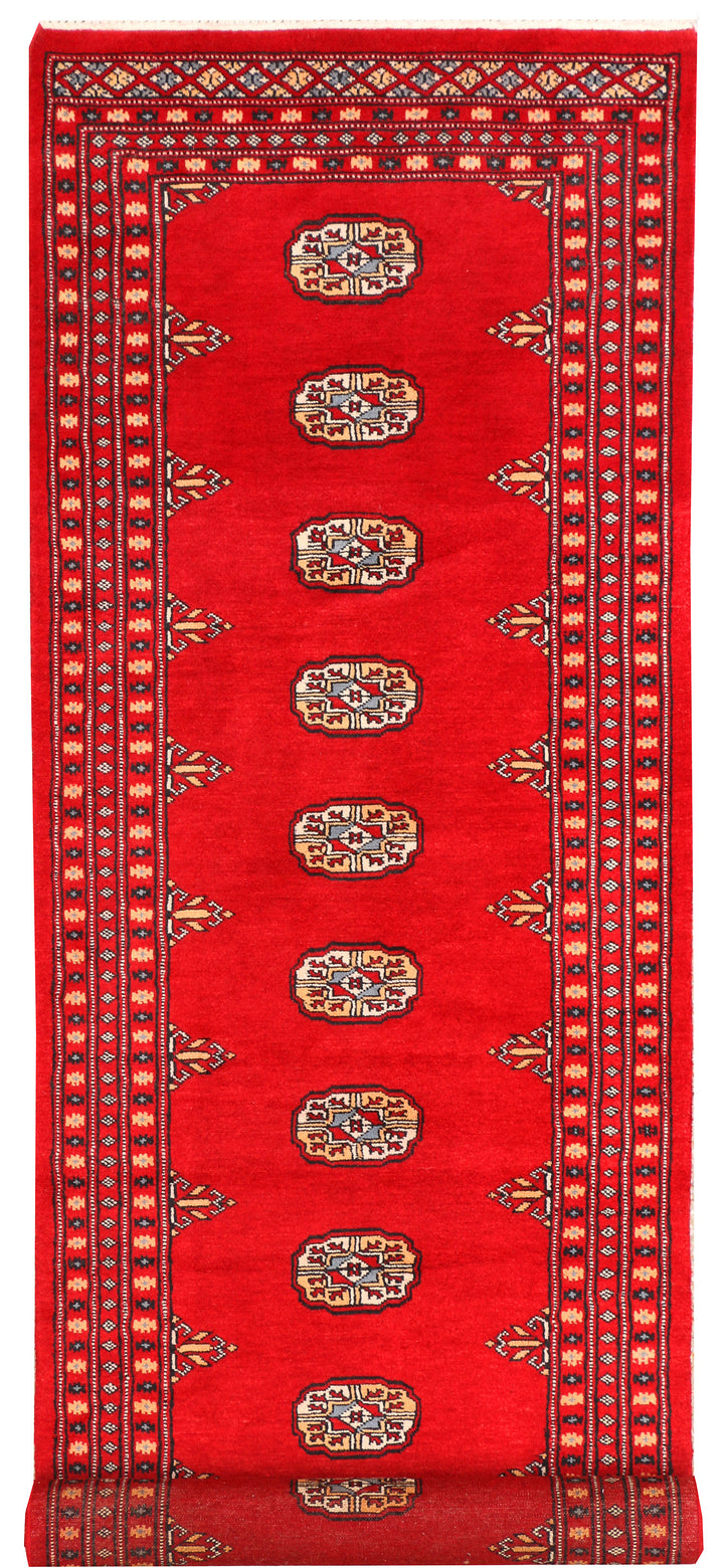 Red Bokhara 2' 6 x 8' 4 - No. 45253 - ALRUG Rug Store