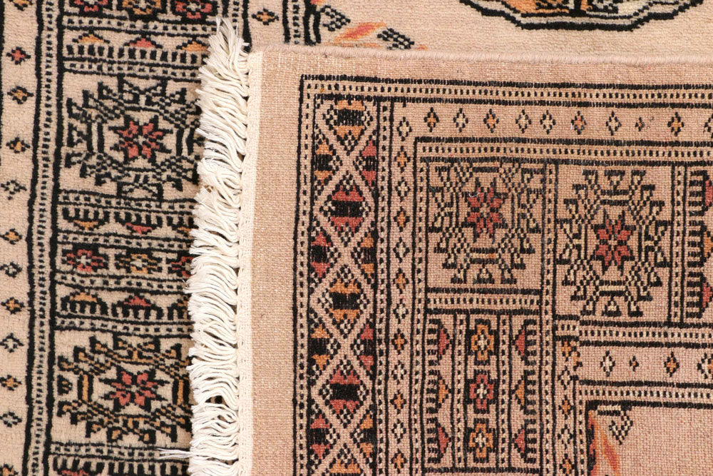 Antique White Bokhara 2' 7 x 7' 5 - No. 45255 - ALRUG Rug Store