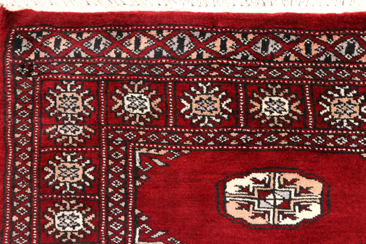 Firebrick Bokhara 2' 6 x 7' 9 - No. 45269 - ALRUG Rug Store