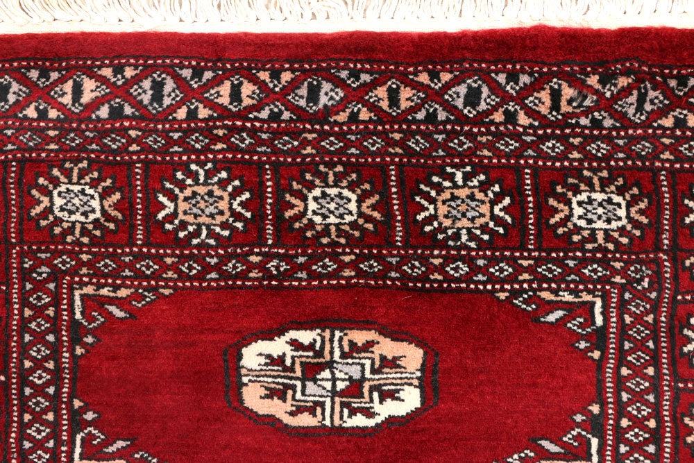 Firebrick Bokhara 2' 6 x 7' 9 - No. 45269 - ALRUG Rug Store