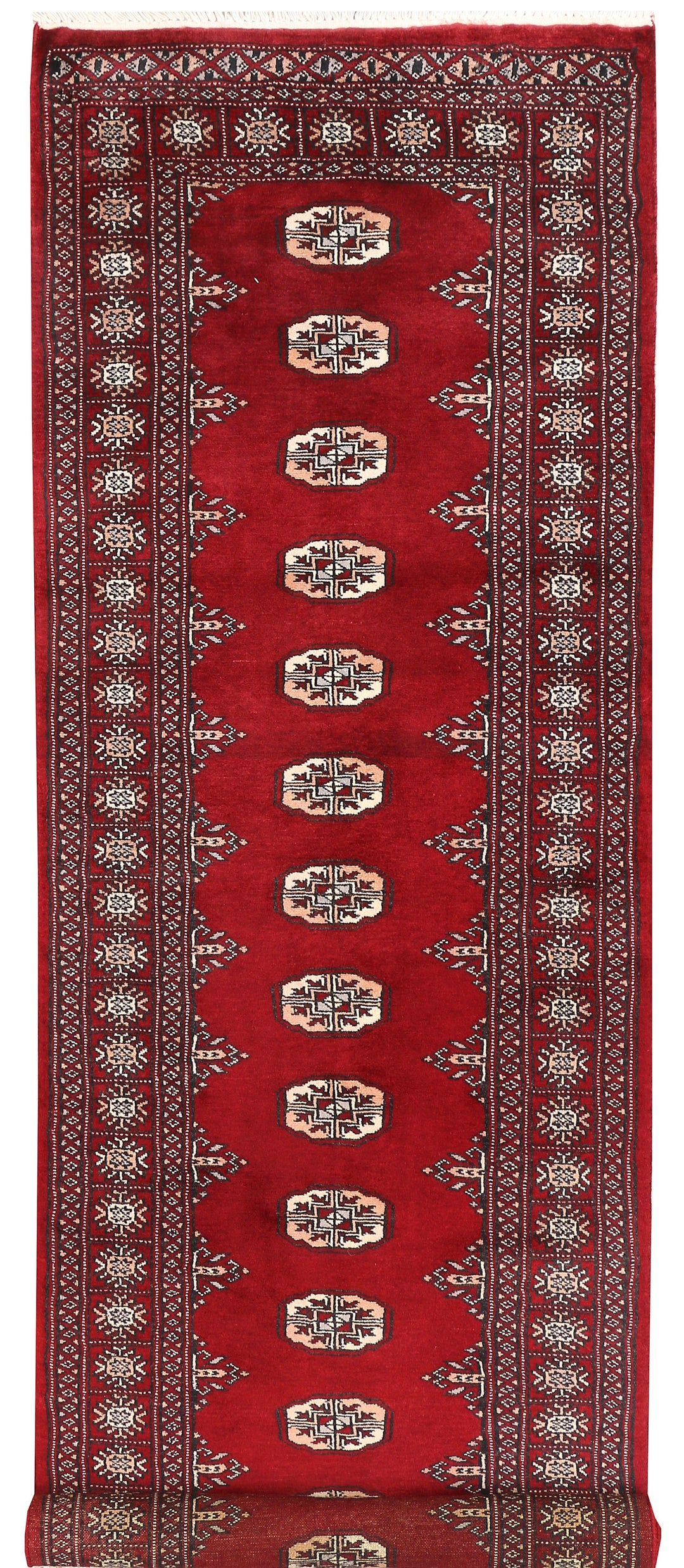 Firebrick Bokhara 2' 6 x 7' 9 - No. 45269 - ALRUG Rug Store