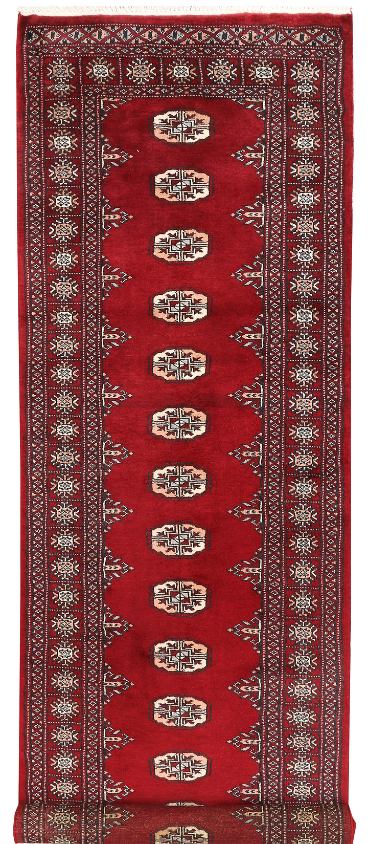 Firebrick Bokhara 2' 6 x 7' 9 - No. 45269 - ALRUG Rug Store