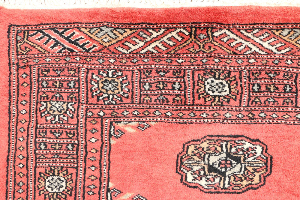 Tomato Bokhara 2' 7 x 8' 1 - No. 45272 - ALRUG Rug Store