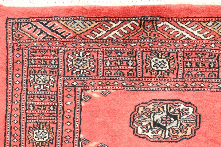 Tomato Bokhara 2' 7 x 8' 1 - No. 45272 - ALRUG Rug Store