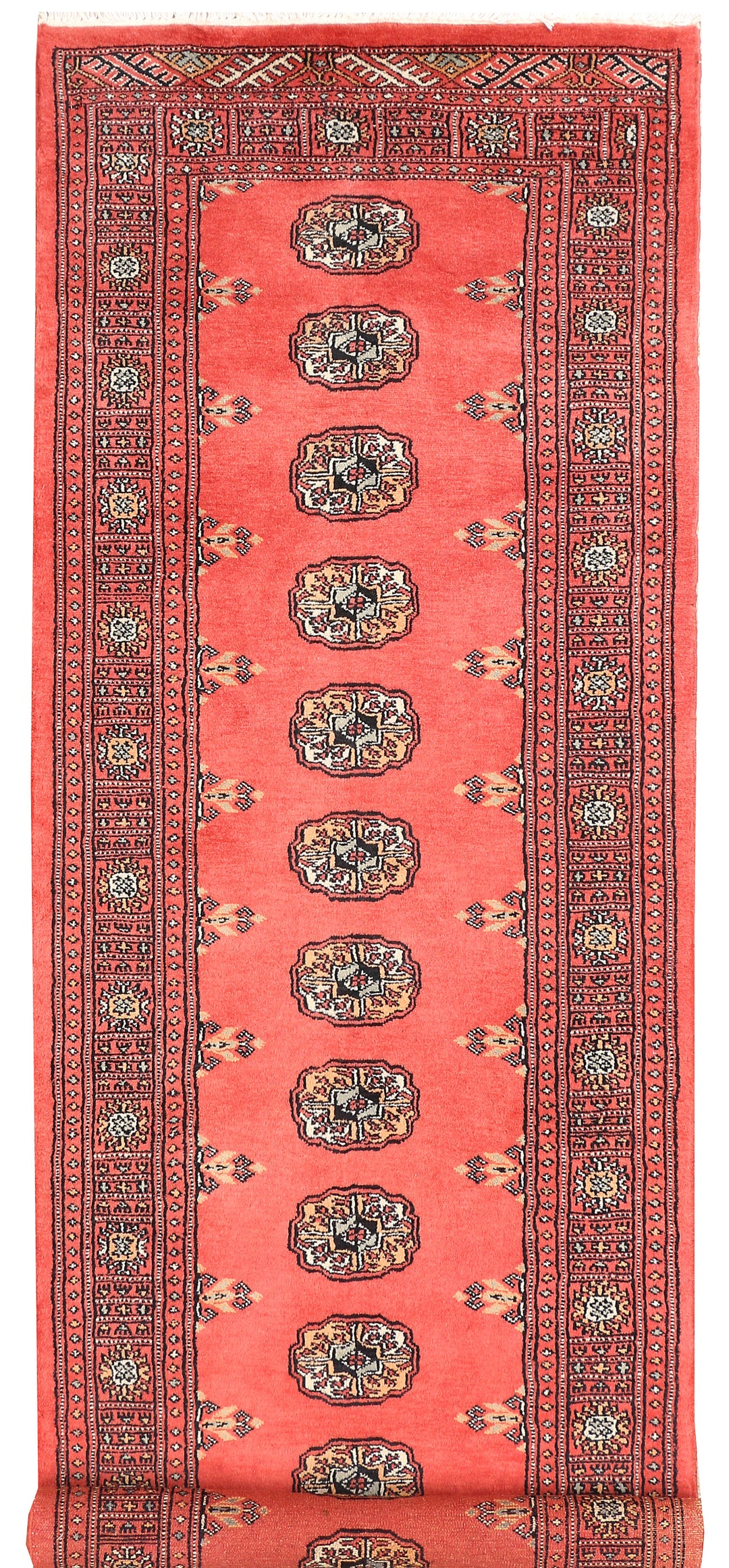Tomato Bokhara 2' 7 x 8' 1 - No. 45272 - ALRUG Rug Store