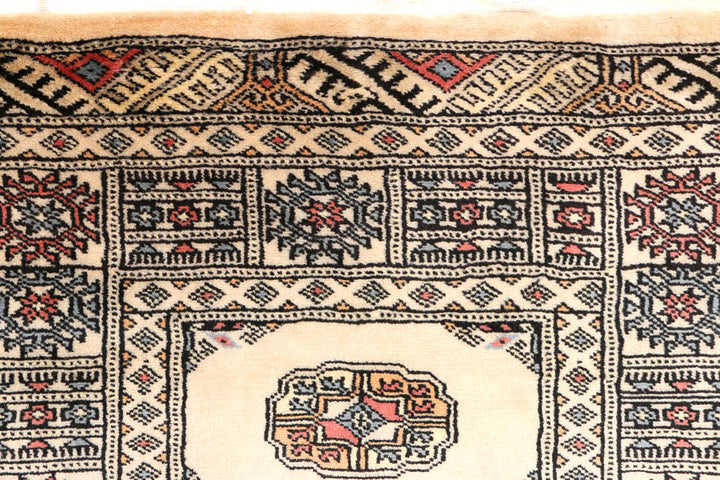 Antique White Bokhara 2' 6 x 8' 3 - No. 45275 - ALRUG Rug Store