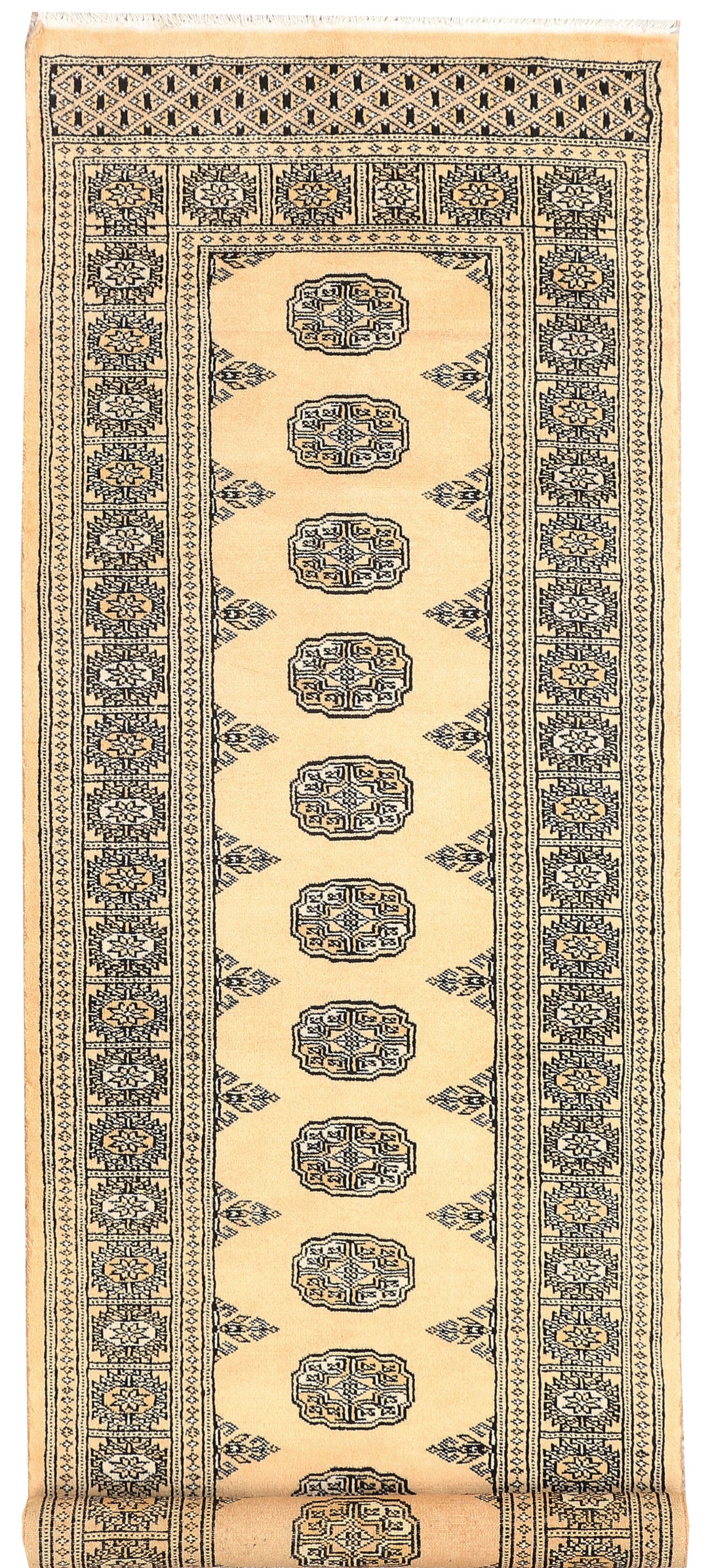 Moccasin Bokhara 2' 7 x 8' - No. 45279 - ALRUG Rug Store