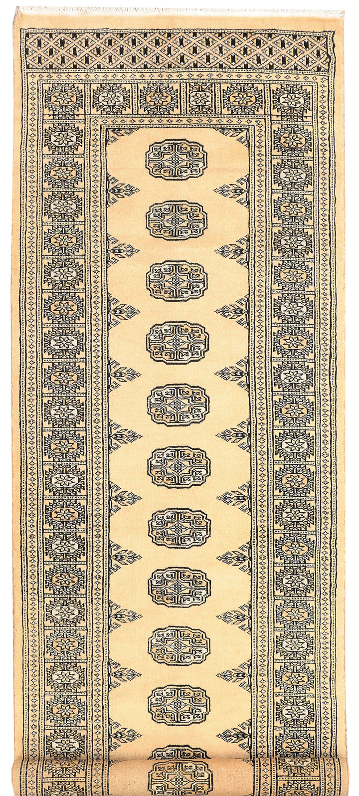 Moccasin Bokhara 2' 7 x 8' - No. 45279 - ALRUG Rug Store