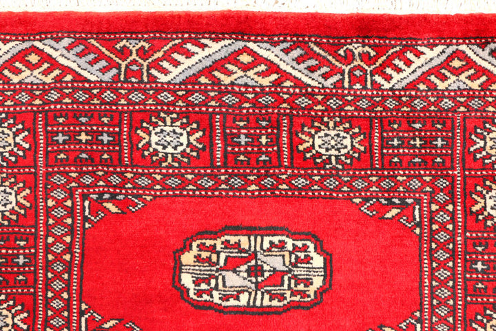 Red Bokhara 2' 6 x 7' 10 - No. 45283 - ALRUG Rug Store