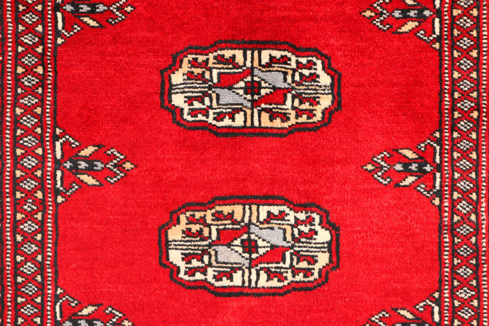 Red Bokhara 2' 6 x 7' 10 - No. 45283 - ALRUG Rug Store