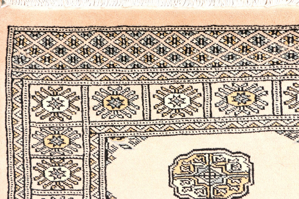 Tan Bokhara 2' 7 x 8' 2 - No. 45285 - ALRUG Rug Store