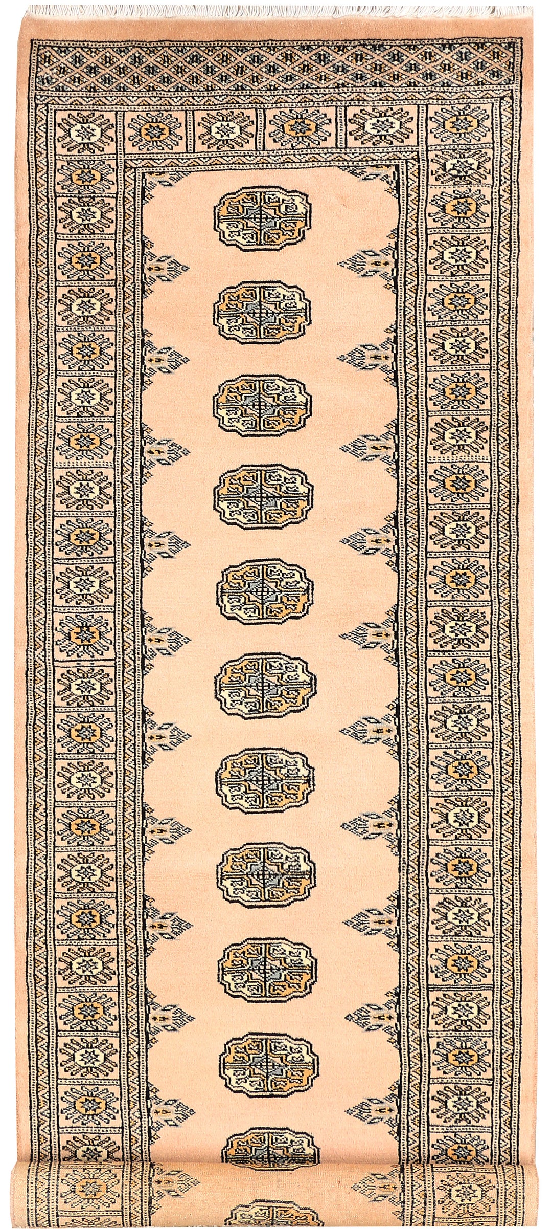 Tan Bokhara 2' 7 x 8' 2 - No. 45285 - ALRUG Rug Store