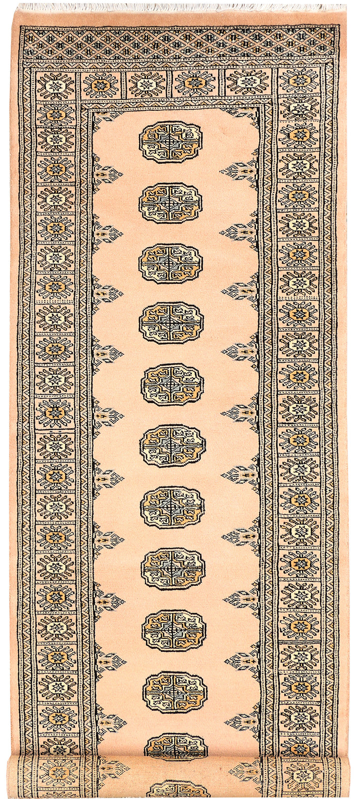 Tan Bokhara 2' 7 x 8' 2 - No. 45285 - ALRUG Rug Store