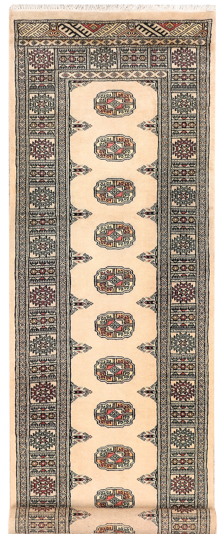 Tan Bokhara 2' 5 x 8' 4 - No. 45287 - ALRUG Rug Store