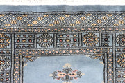 Steel Blue Butterfly 2' 6 x 8' 6 - No. 45292 - ALRUG Rug Store