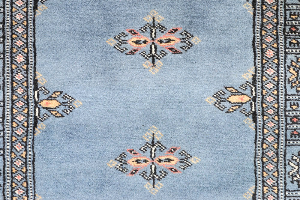 Steel Blue Butterfly 2' 6 x 8' 6 - No. 45292 - ALRUG Rug Store