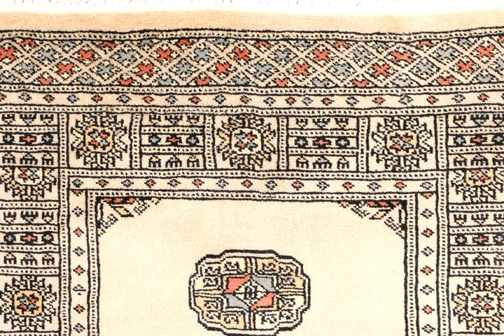 Navajo White Bokhara 2' 6 x 8' 6 - No. 45295 - ALRUG Rug Store